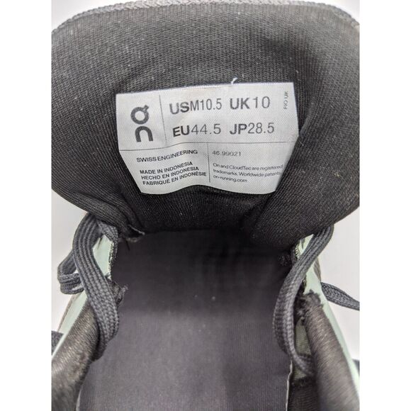 On Men's Cloudrunner Sneakers, Alloy/Moss, 10.5 Medium US - Picture 9 of 15